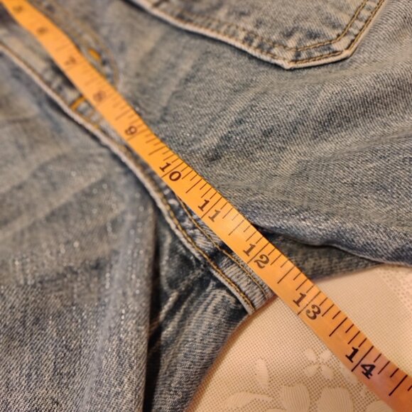 SLVRLAKE Savior High Rise Cargo Blue Jeans, Size 25 - Picture 14 of 16